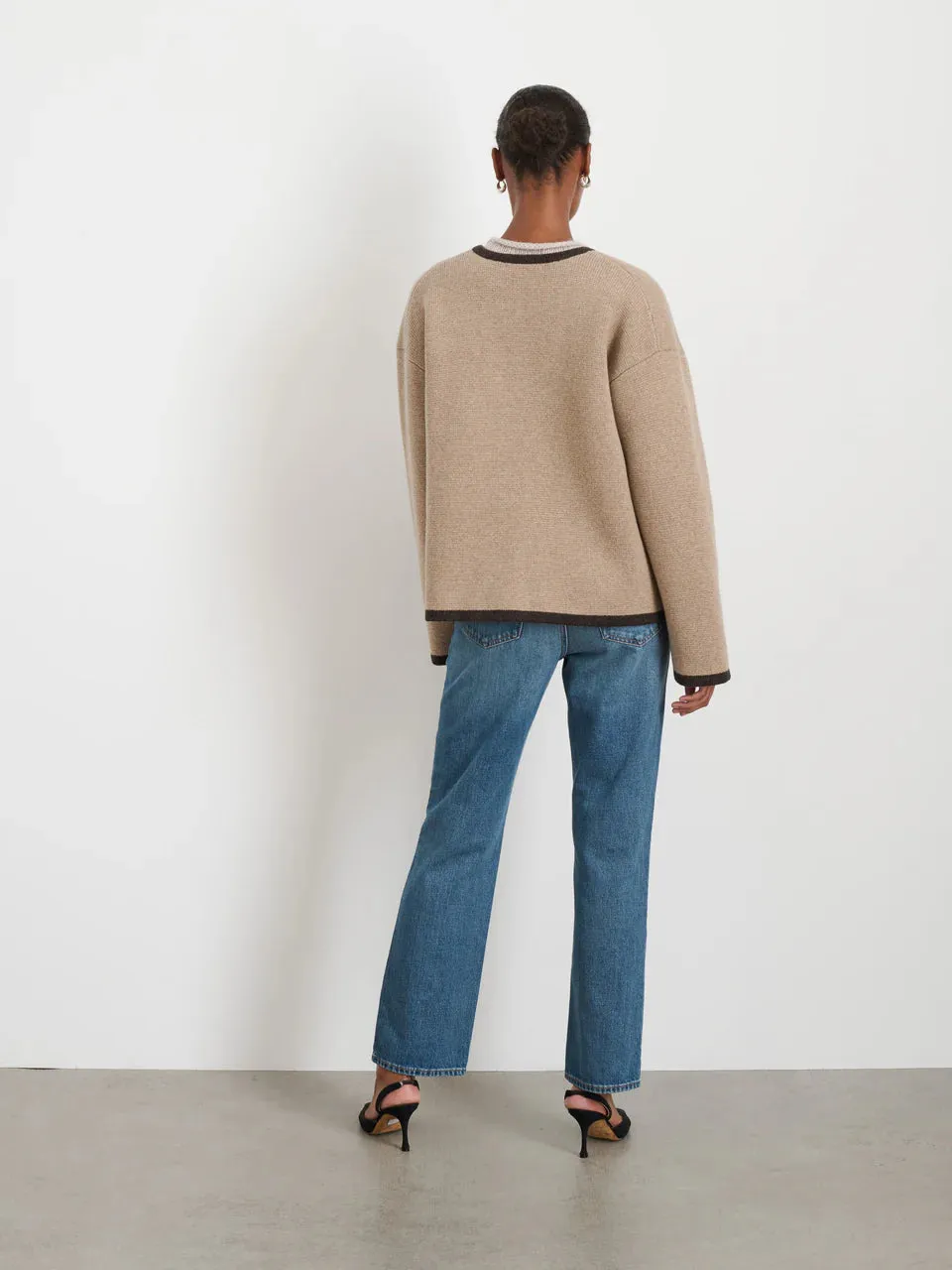 Alex Mill - Aubree Sweater in Merino Wool (Oatmeal)