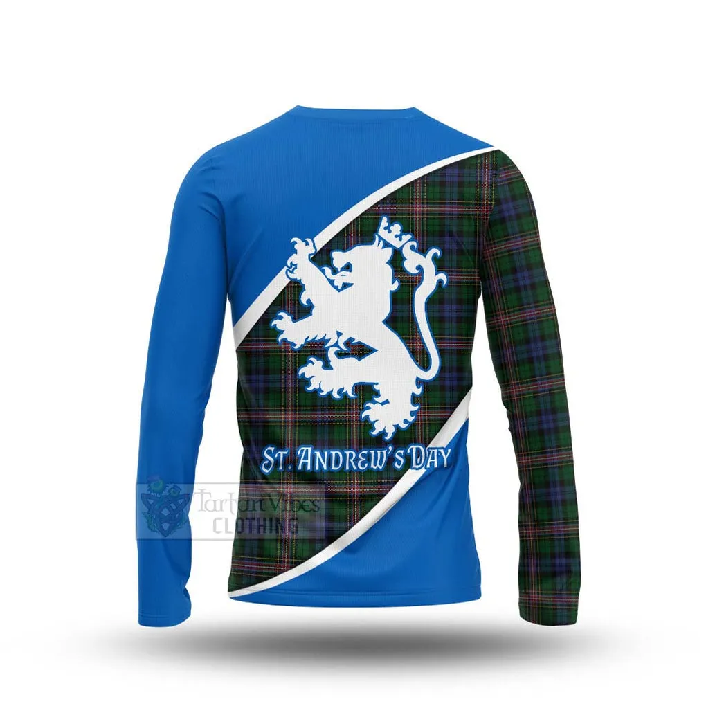 Allison Family Crest Tartan Long Sleeve T-Shirt Celebrate Saint Andrew's Day in Style