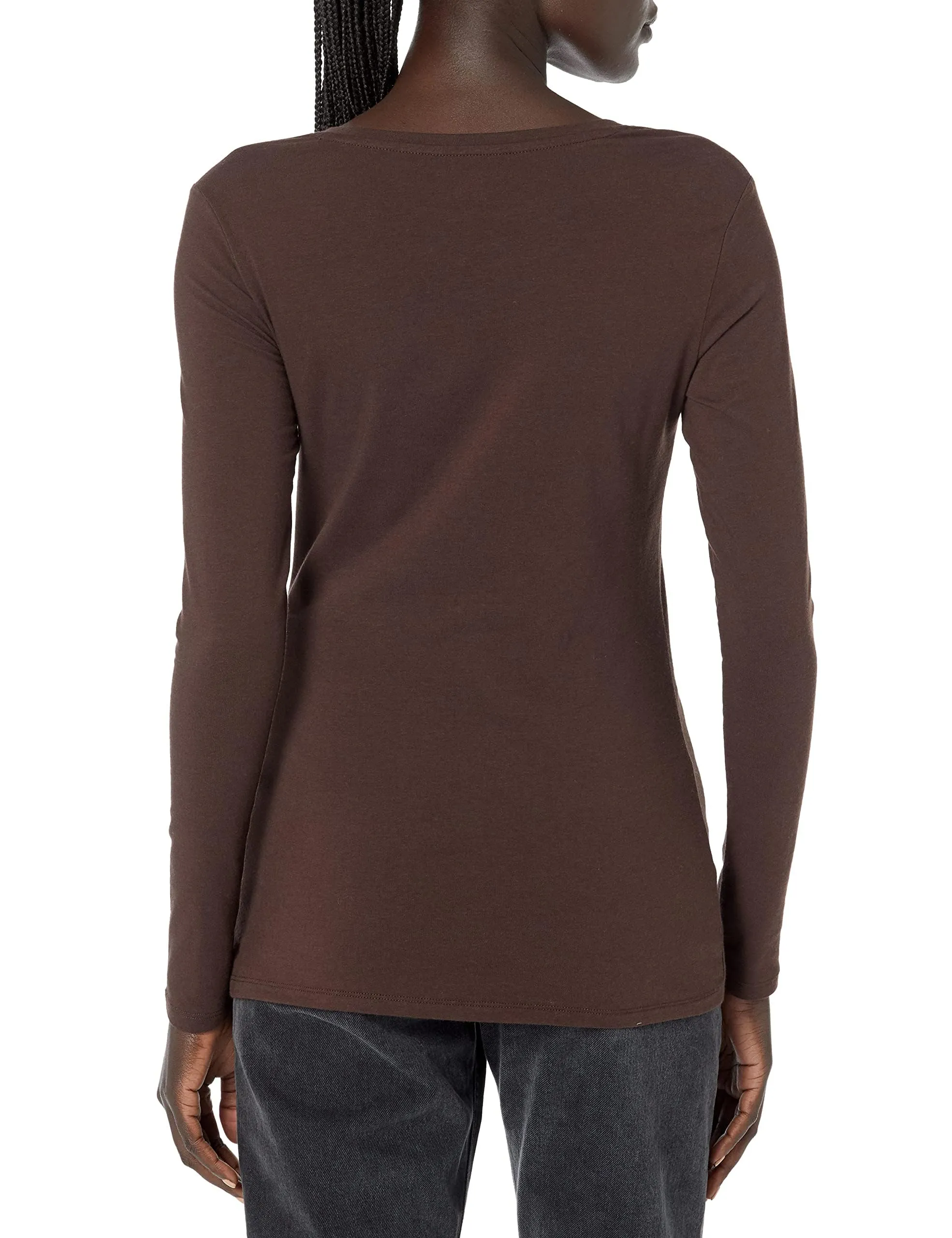 Amazon Essentials Women's Classic-Fit Long-Sleeve Crewneck T-Shirt (Available in Plus Size)