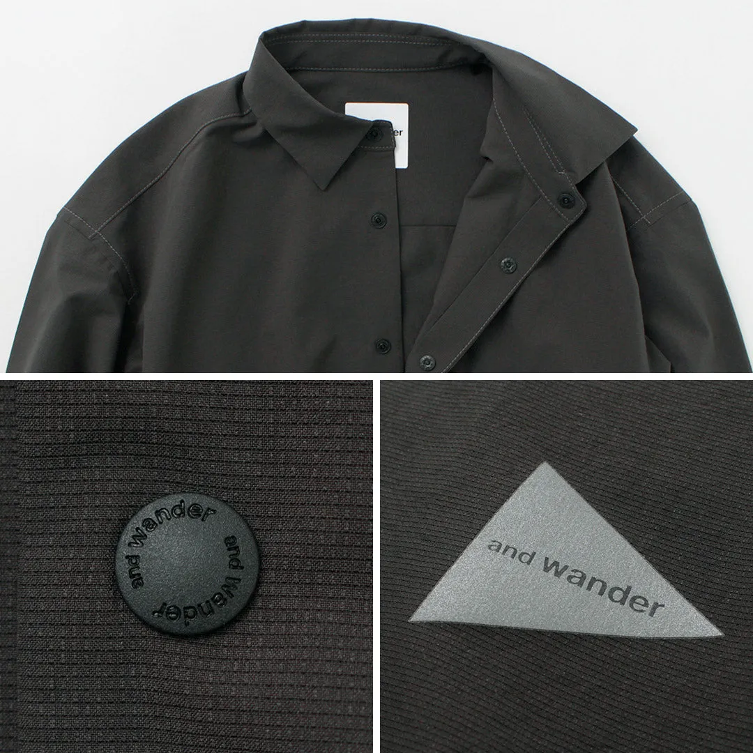 AND WANDER / Dry Breathable  Long Sleeve Shirt