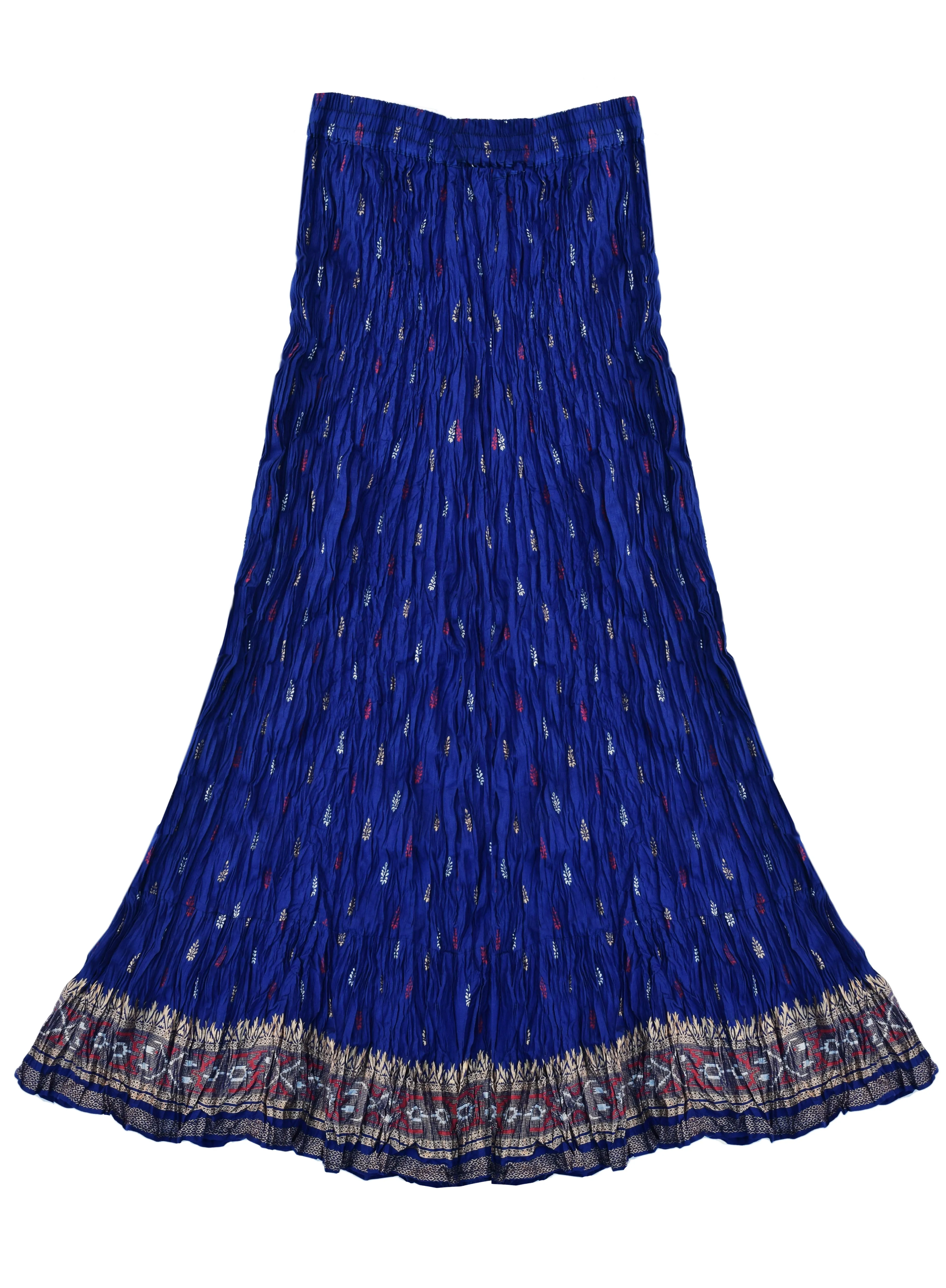 Anu Block Print Style Pure Cotton Skirt