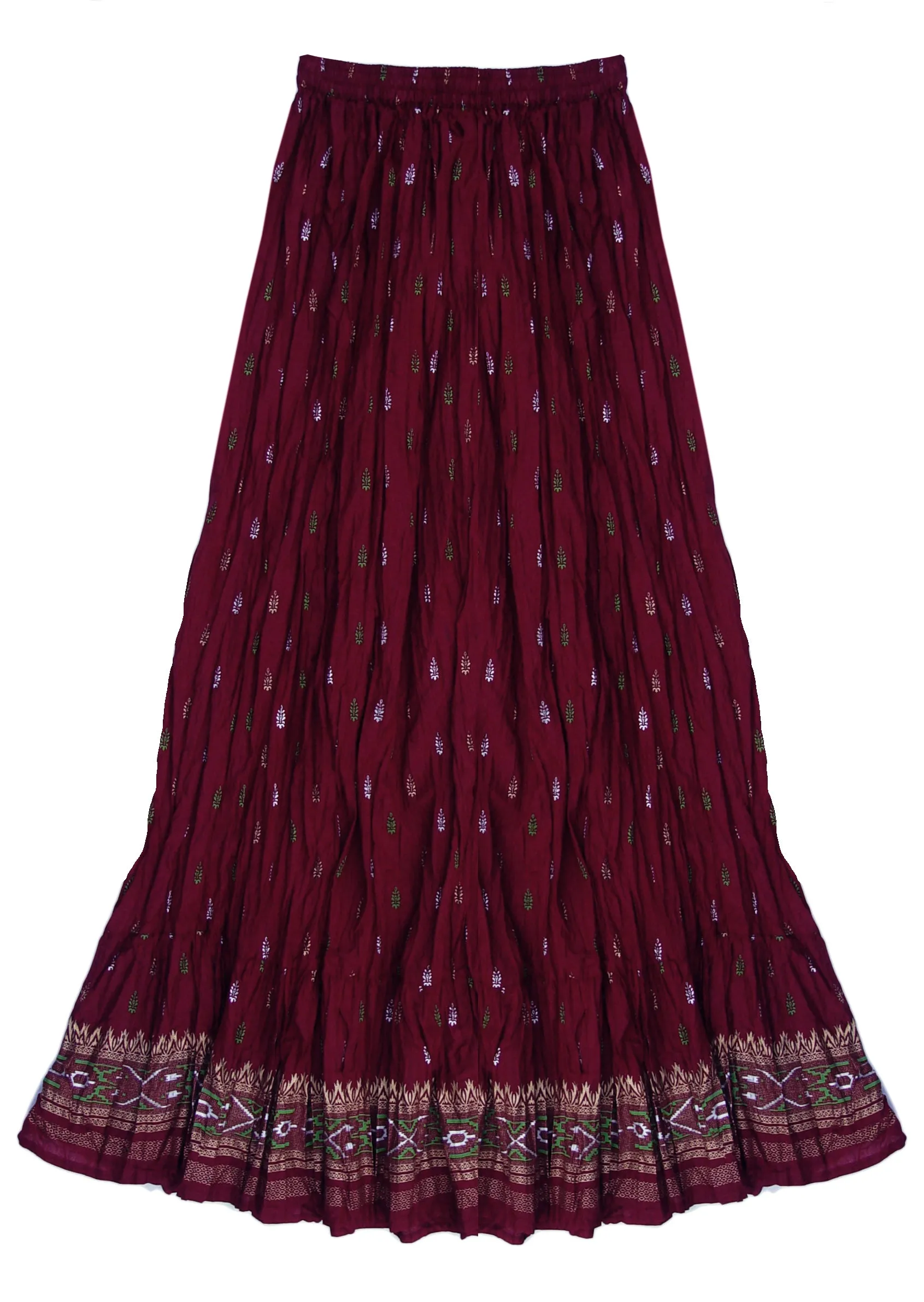 Anu Block Print Style Pure Cotton Skirt