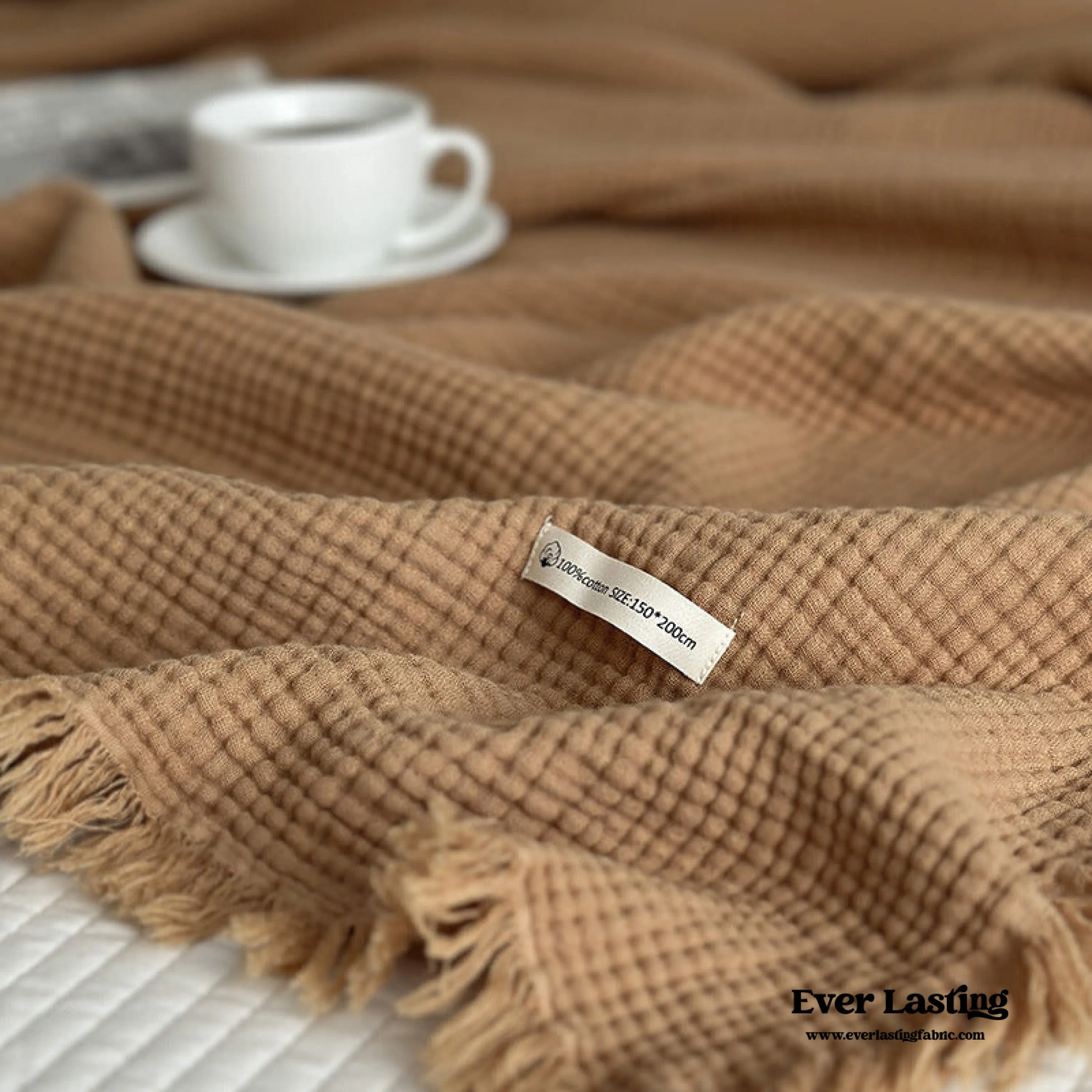 Assorted Latte Breathable Blanket / Ash Brown