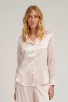 Ballet Silk Fitted Button Down