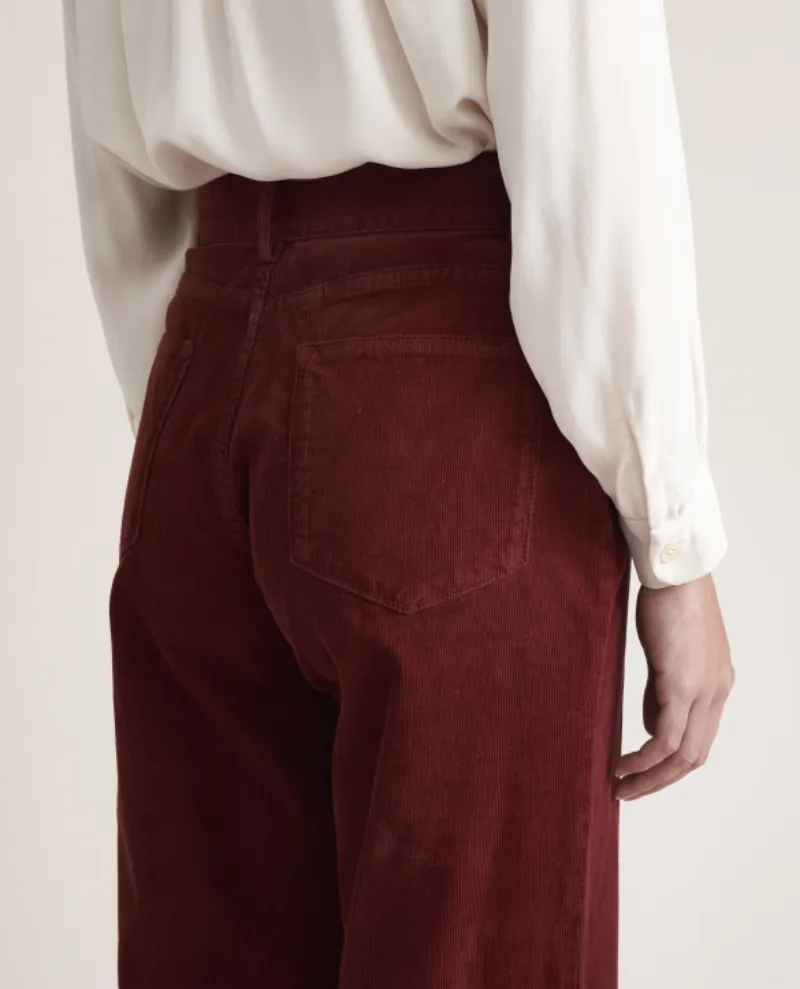 Bellerose Park Garnet Wide Leg Trousers