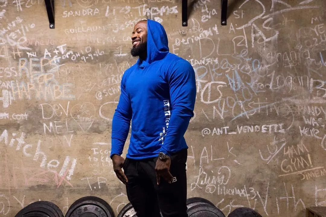 Better Bodies Mens Soft Hoodie - Strong Blue