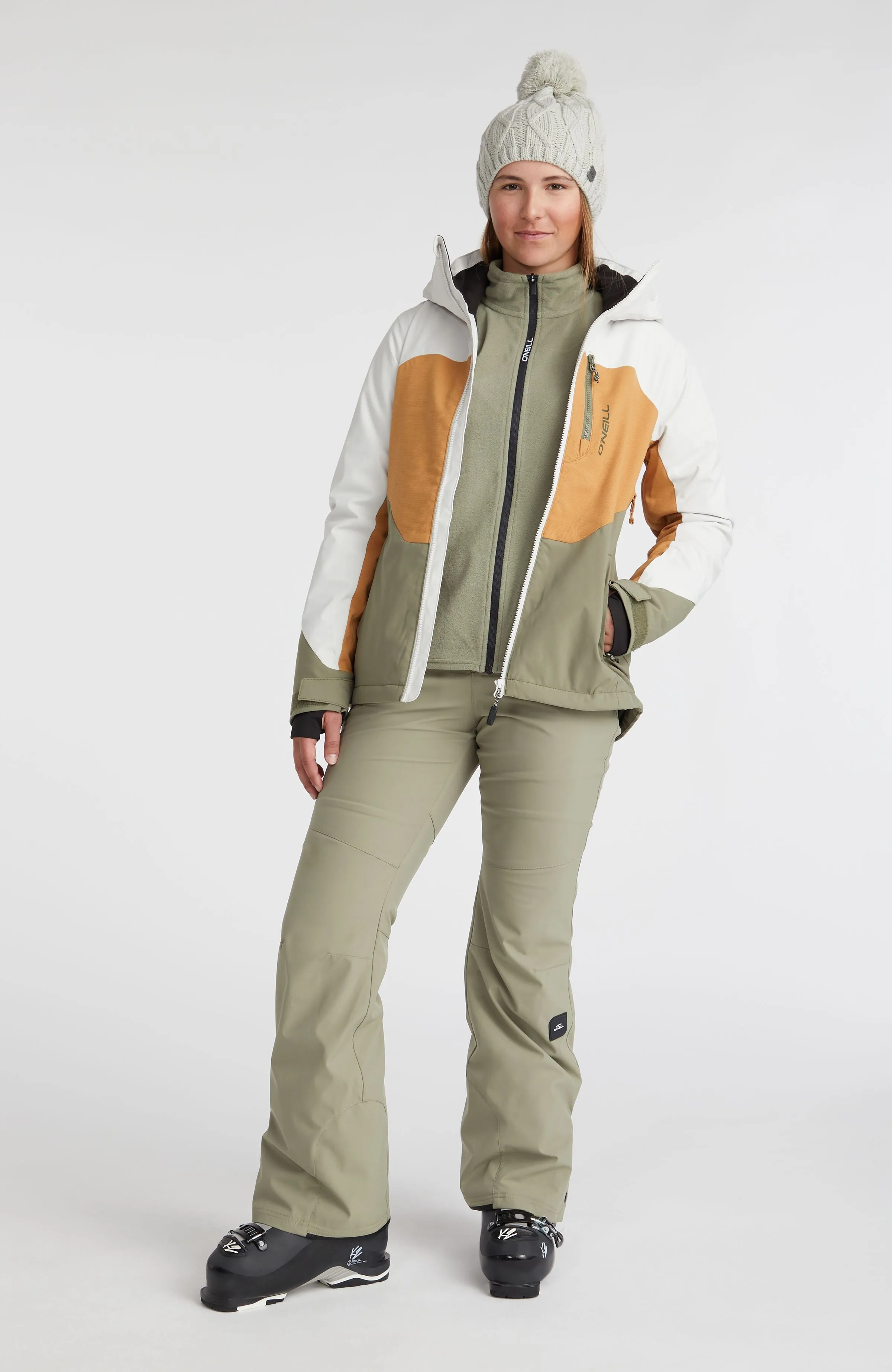 Carbonite Snow Jacket | London Fog Colour Block