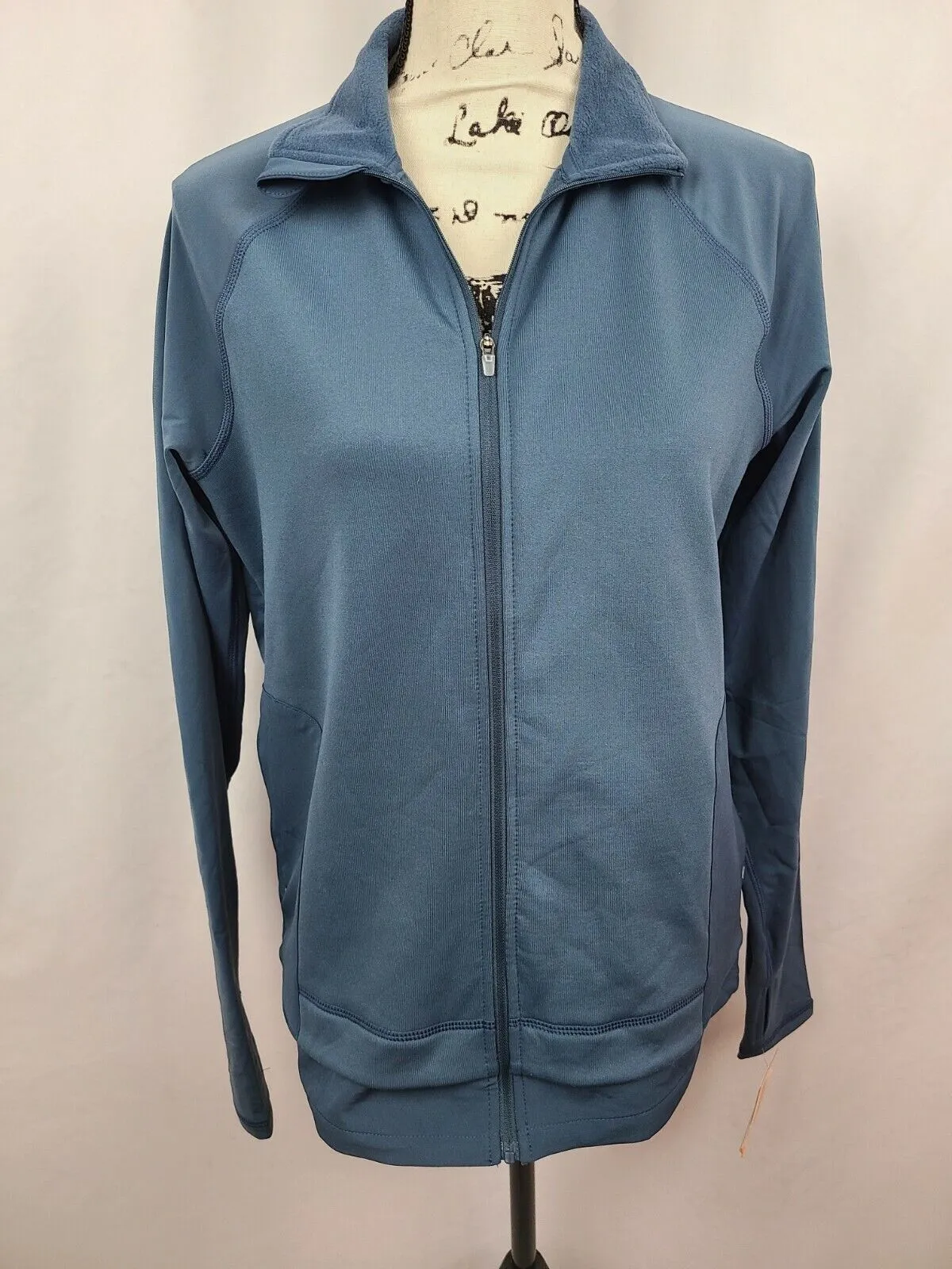 Champion C9 Women's Blue Full Zip Training Breathable Cardio Track Jacket