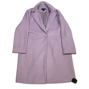 Coat Wool By Halogen In Purple, Size: S