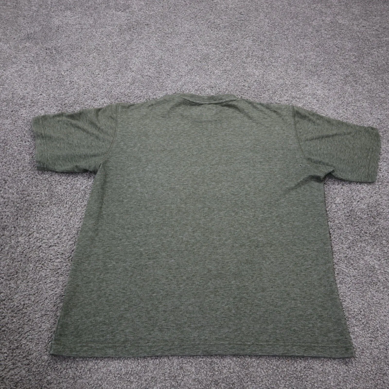 Columbia Mens Pullover T Shirt Crew Neck Short Sleeve Heather Green Size Small