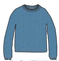 Comfort Organic Knitted Jumper - Atlantic Blue