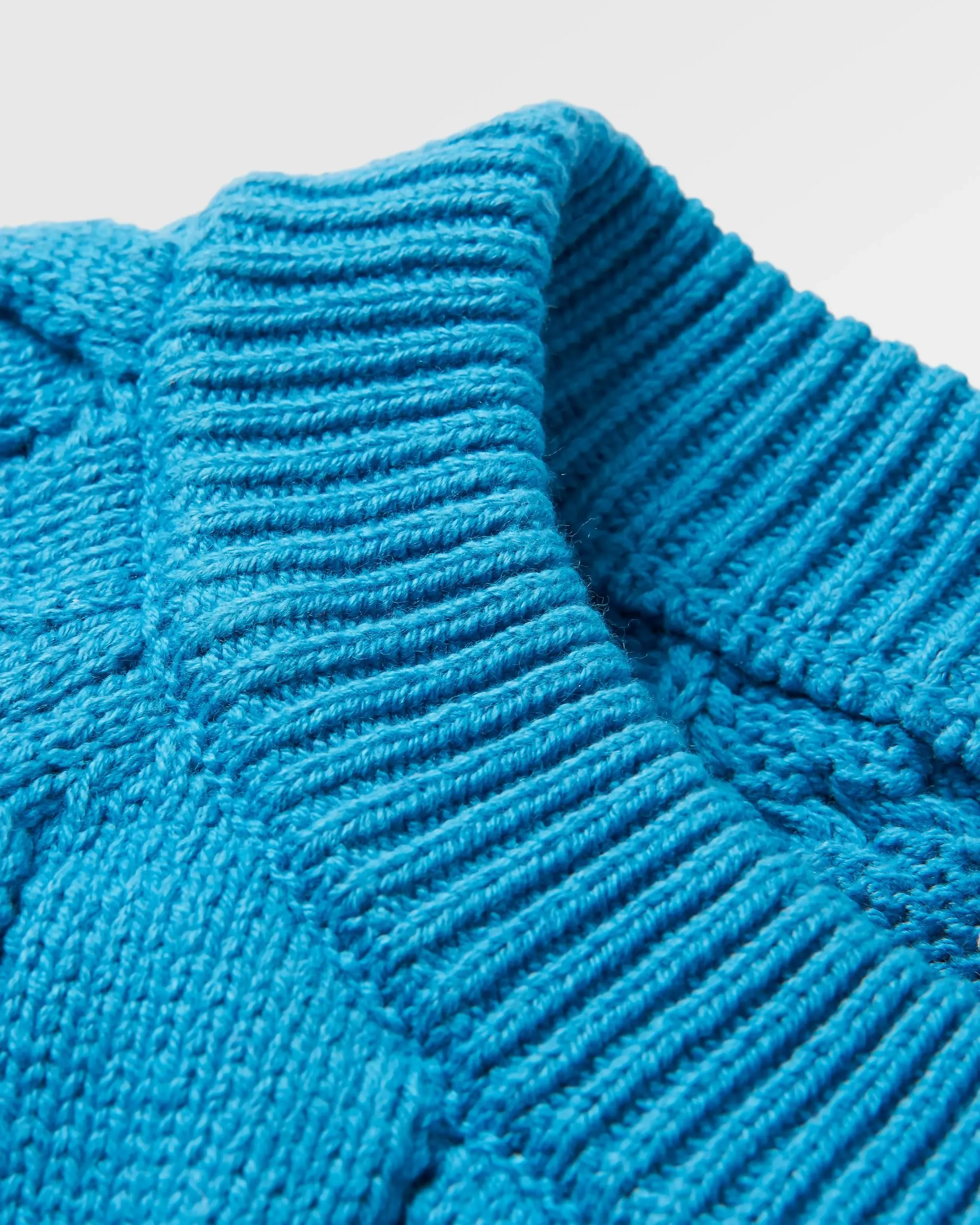 Comfort Organic Knitted Jumper - Atlantic Blue