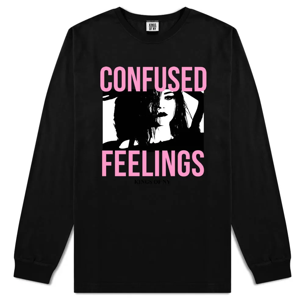 Confused Feelings Mens Long Sleeve T-Shirt