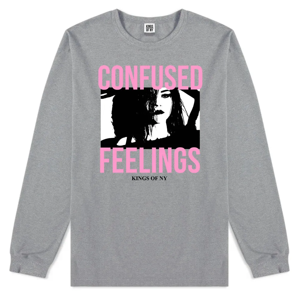 Confused Feelings Mens Long Sleeve T-Shirt