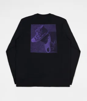 Converse 'Purple Pack' Long Sleeve T-Shirt - Black