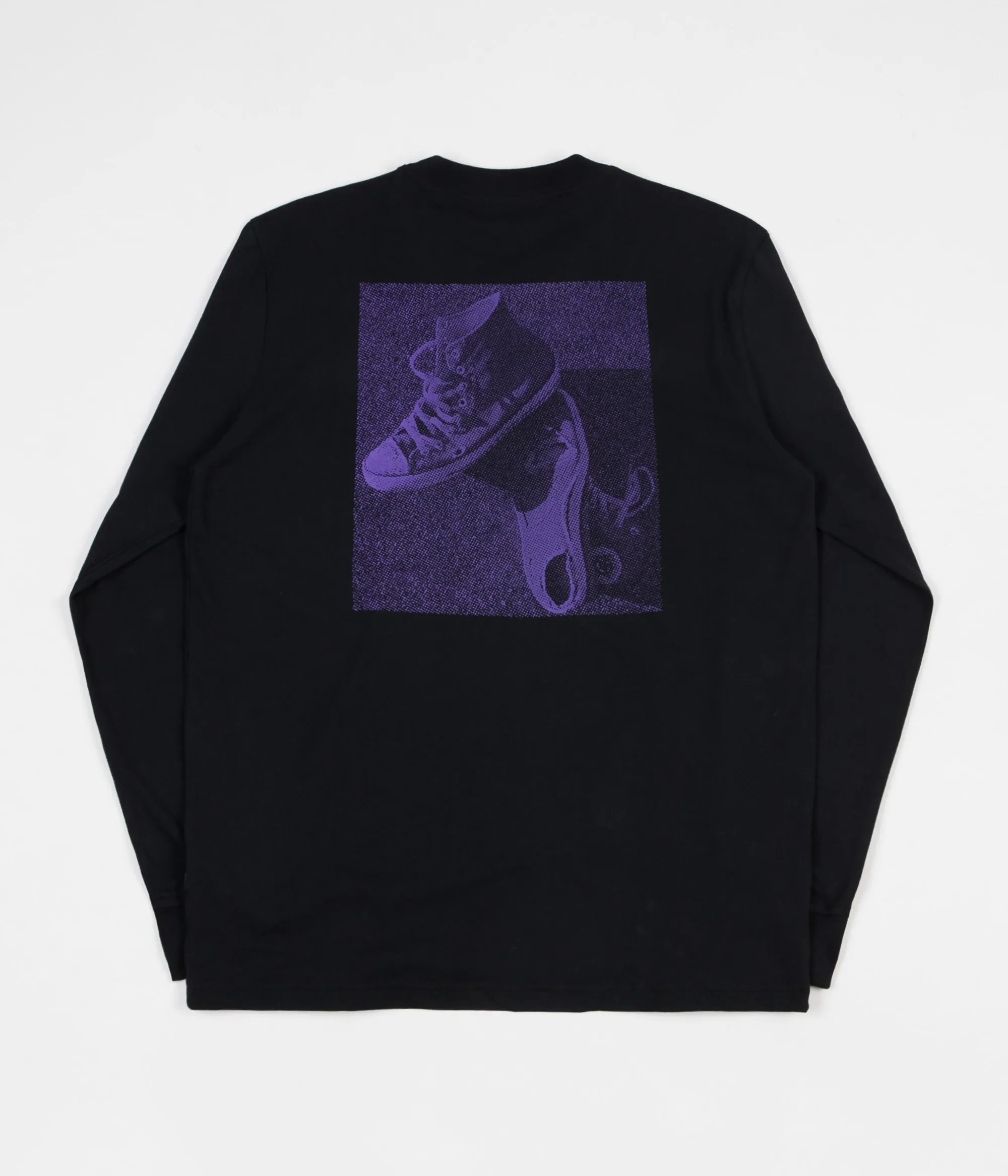 Converse 'Purple Pack' Long Sleeve T-Shirt - Black