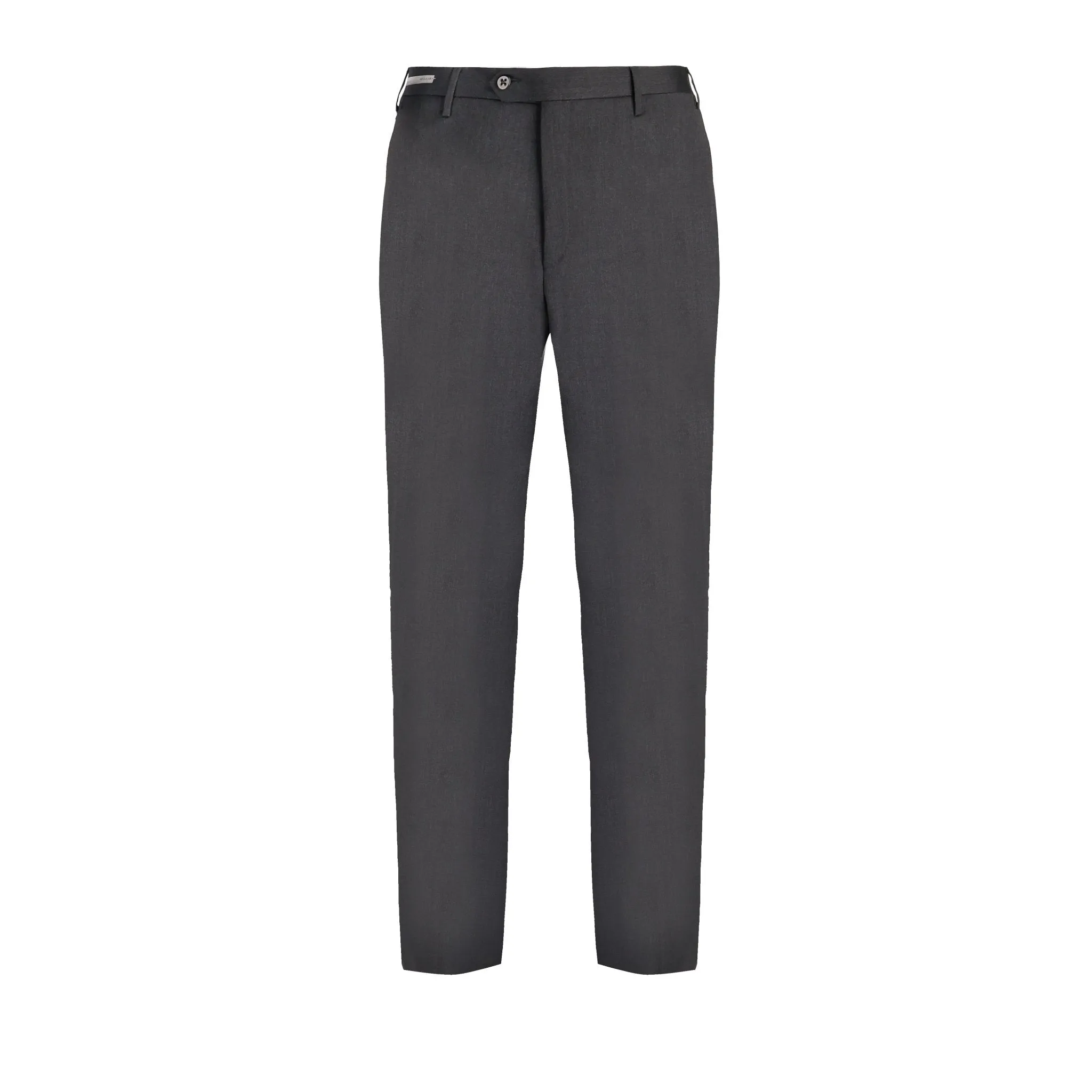 CORNELIANI Flat Front Trouser CHARCOAL REG