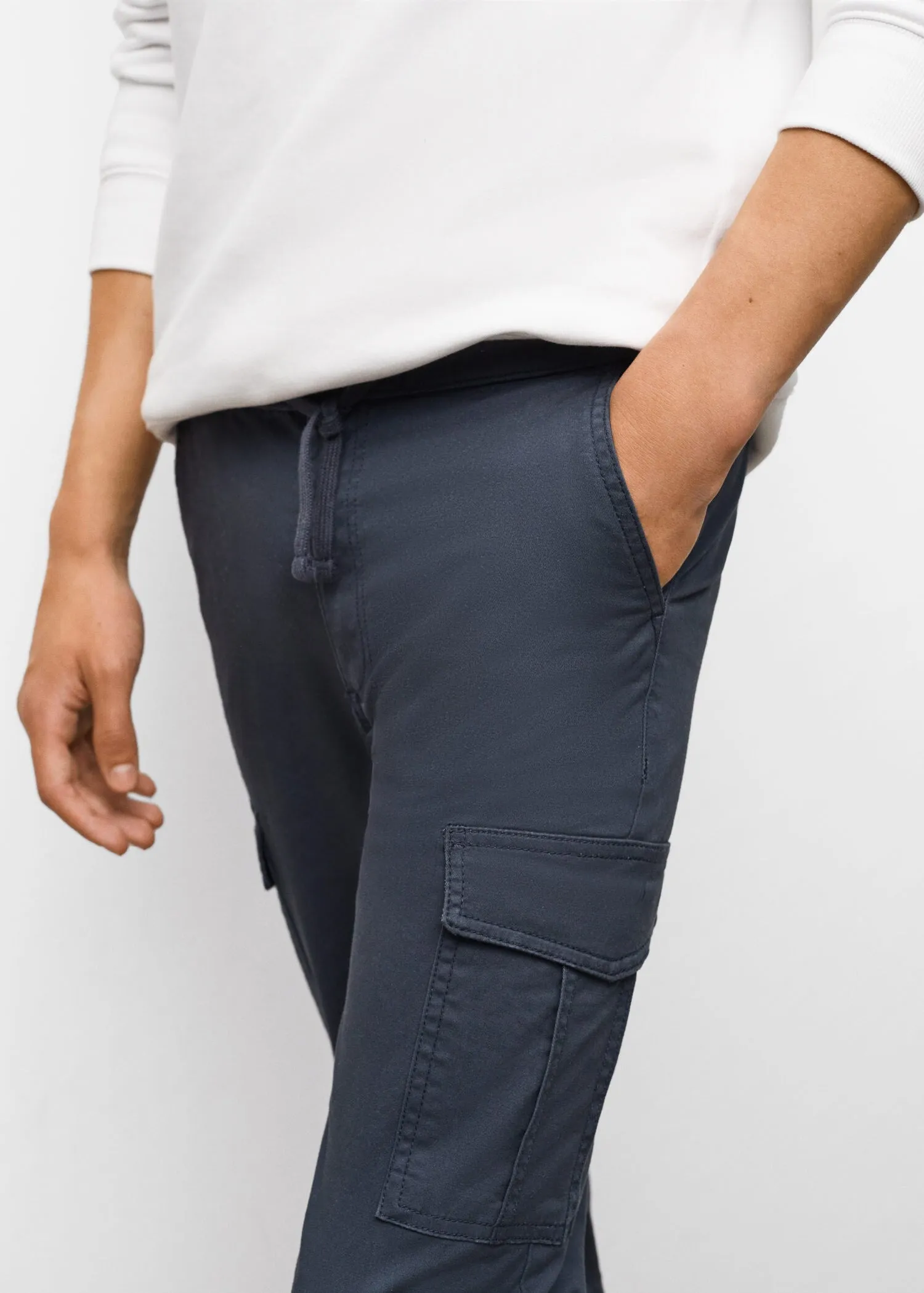 Cotton cargo trousers