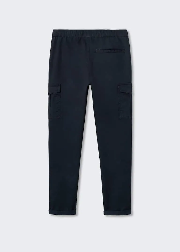 Cotton cargo trousers