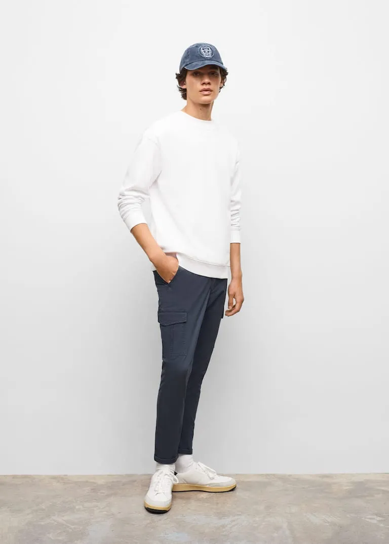 Cotton cargo trousers