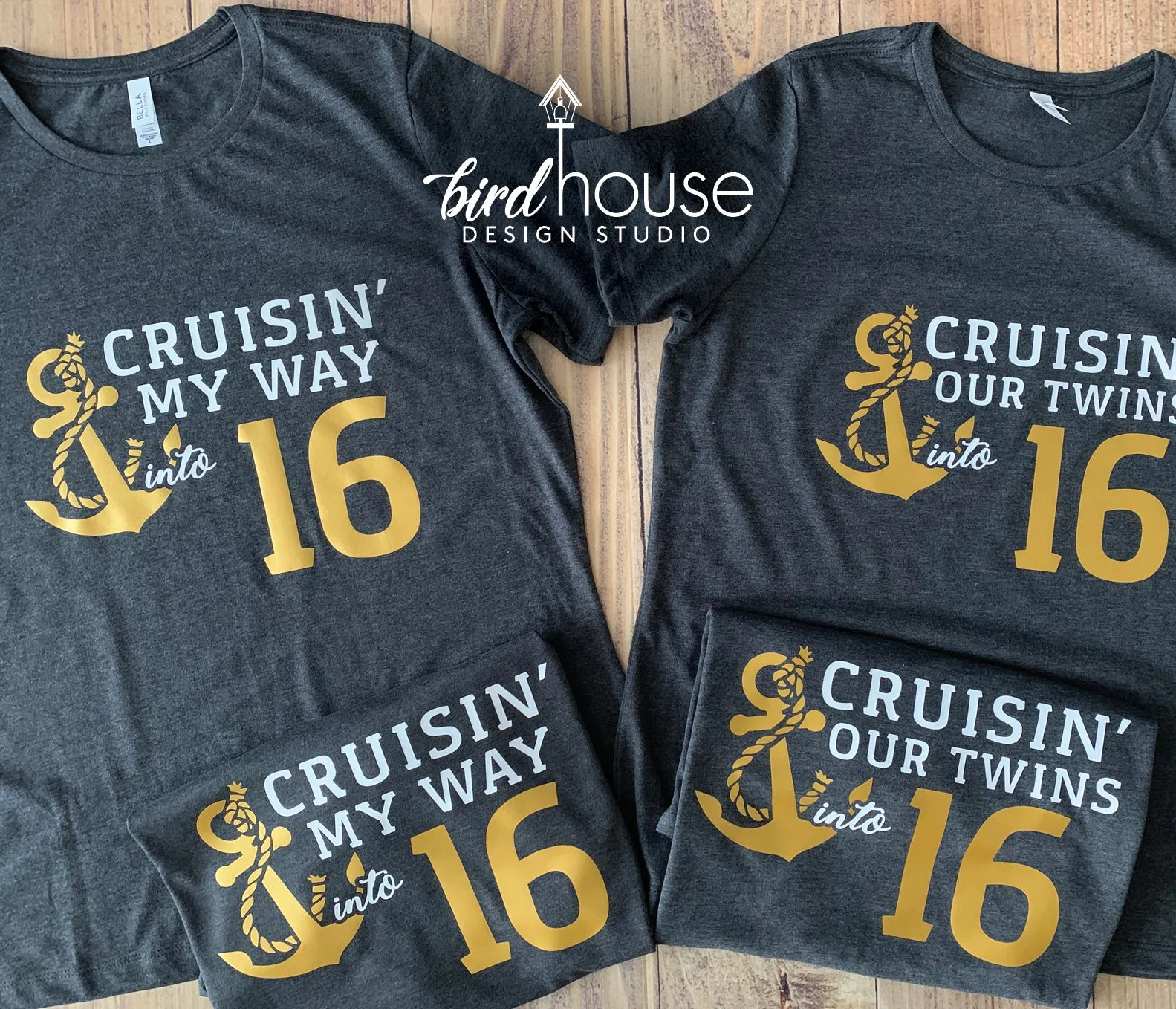 Cruisin' my way into Any Age Shirt, Cute Cruise Birthday Shirts, Cruising Custom Any Color