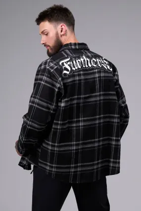 Cryptic Soft Flannel Shacket