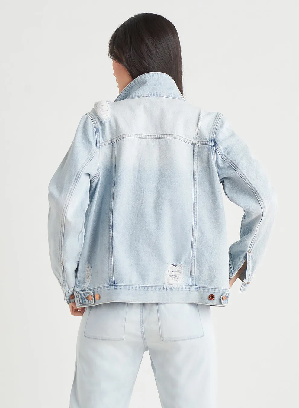 Dex Terra Distressed Denim Jacket