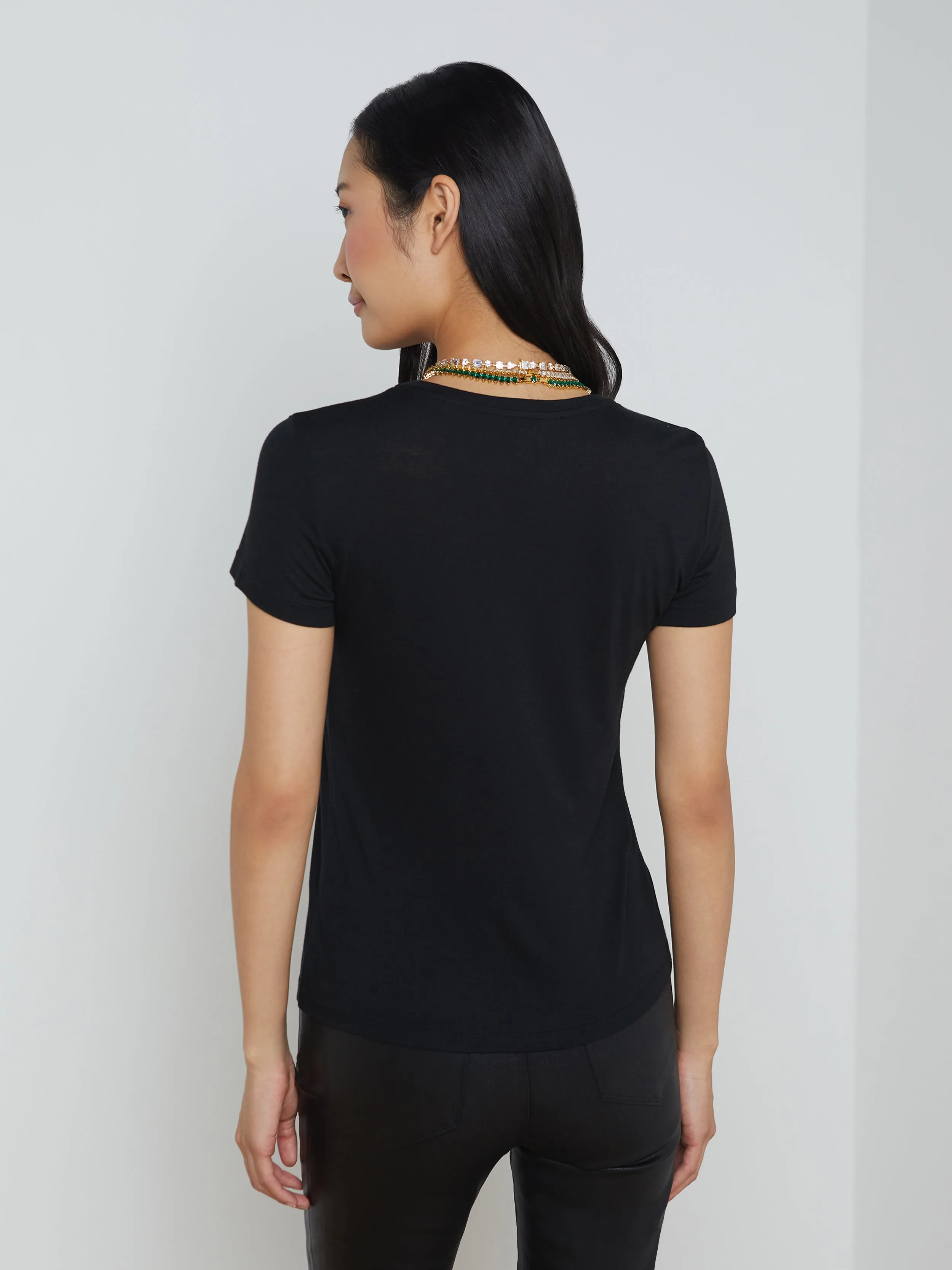 Ellie Cashmere Jersey Tee