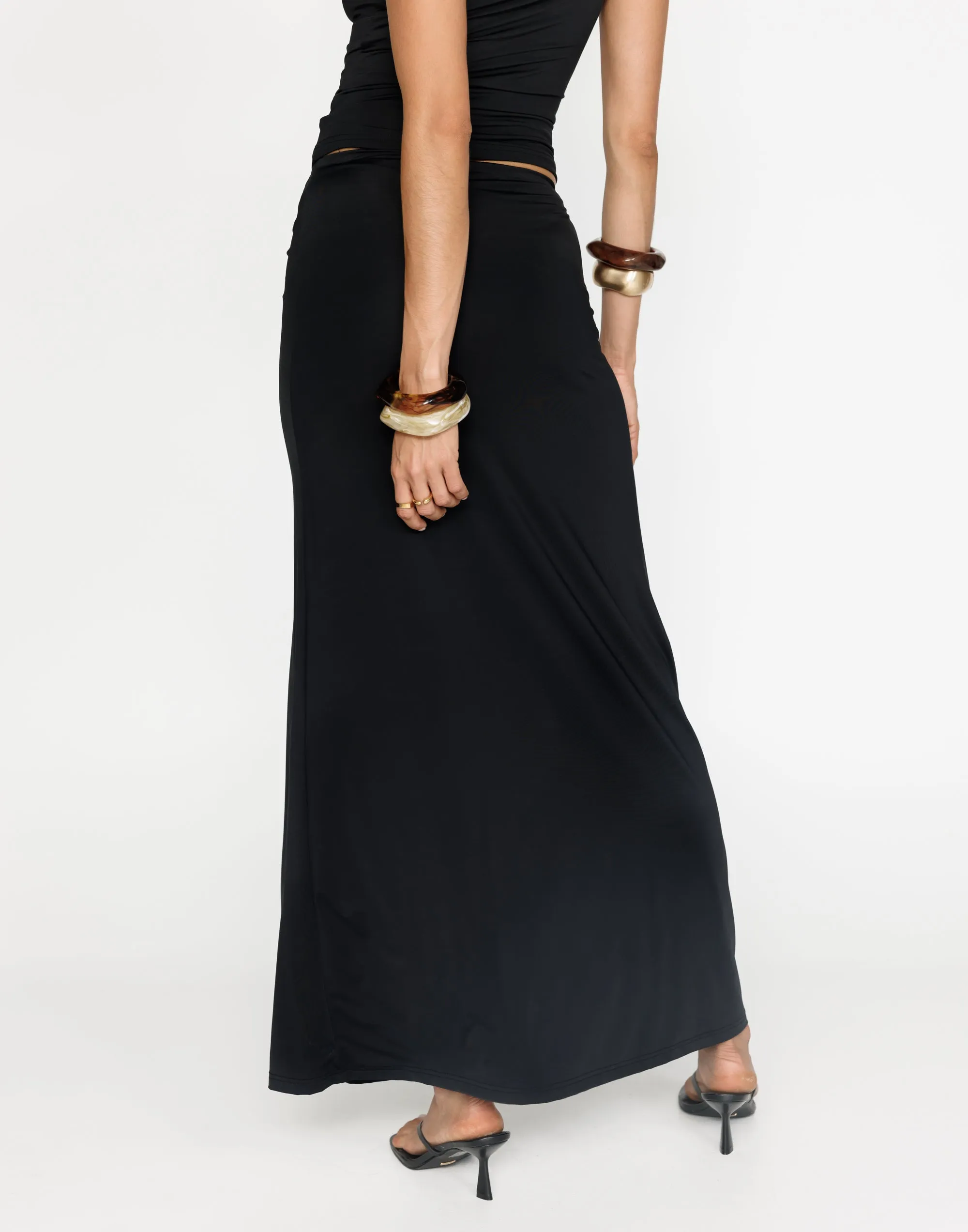 Emersen Maxi Skirt (Black)