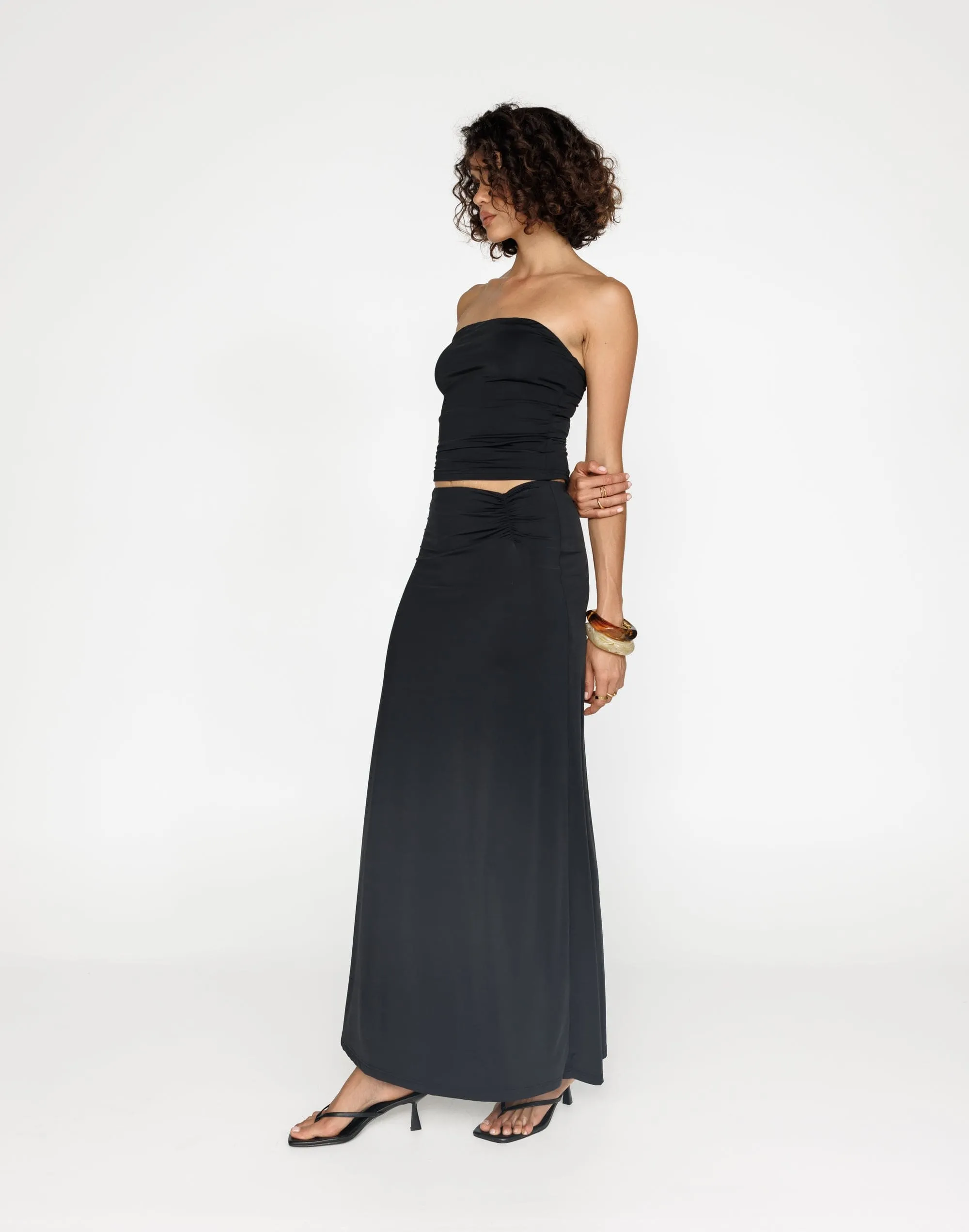 Emersen Maxi Skirt (Black)