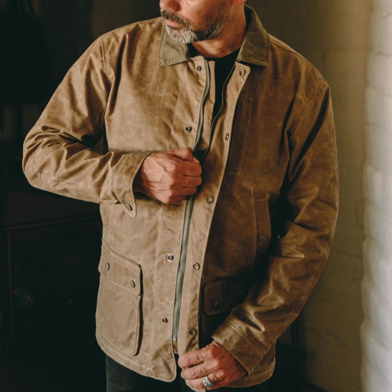 Field Jacket - Waxed Tan