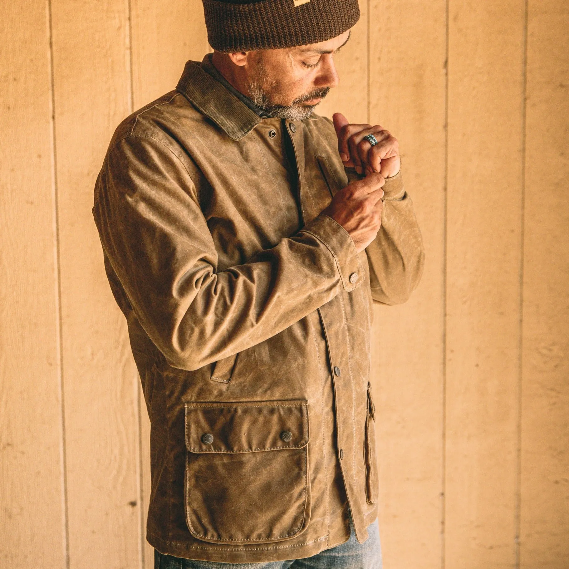 Field Jacket - Waxed Tan