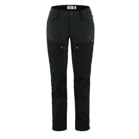 Fjallraven Womens Keb Trousers Curved Short Black