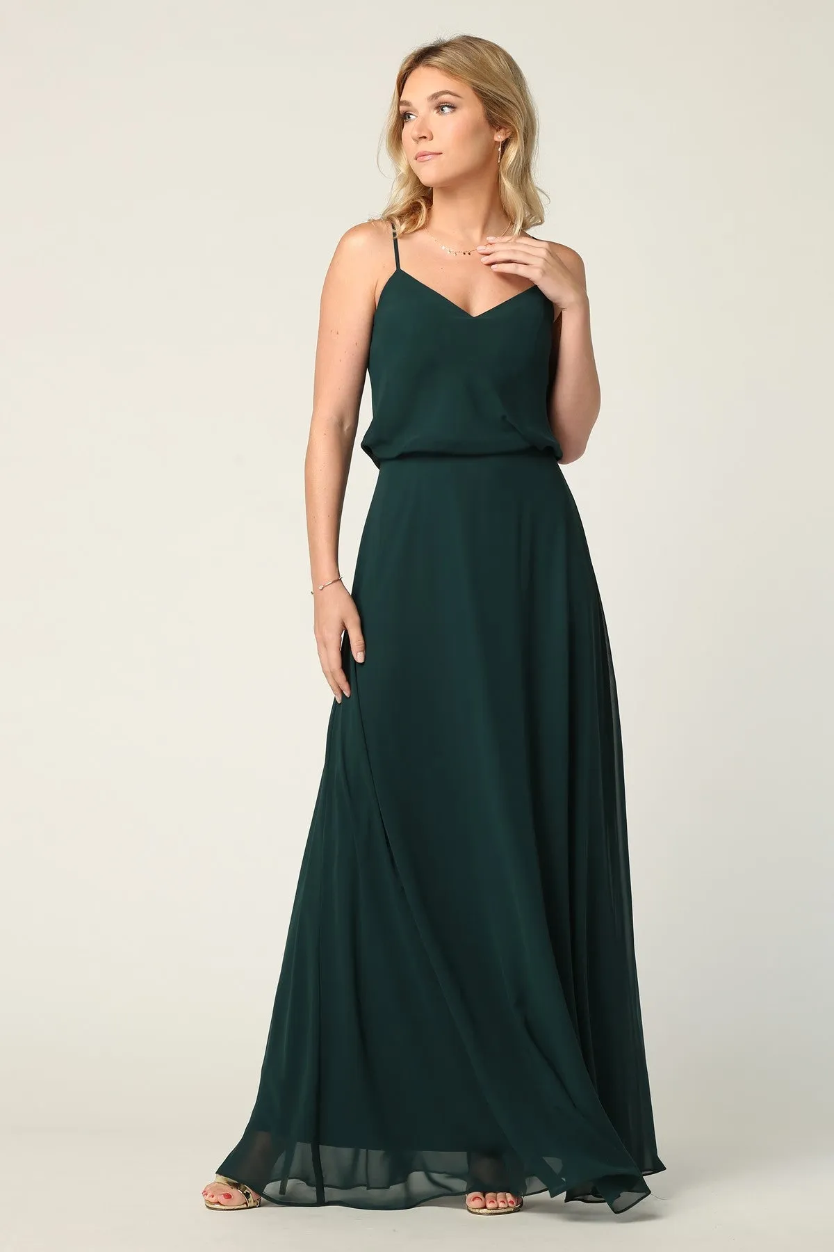 Grace Blouson Maxi Bridesmaid Dress