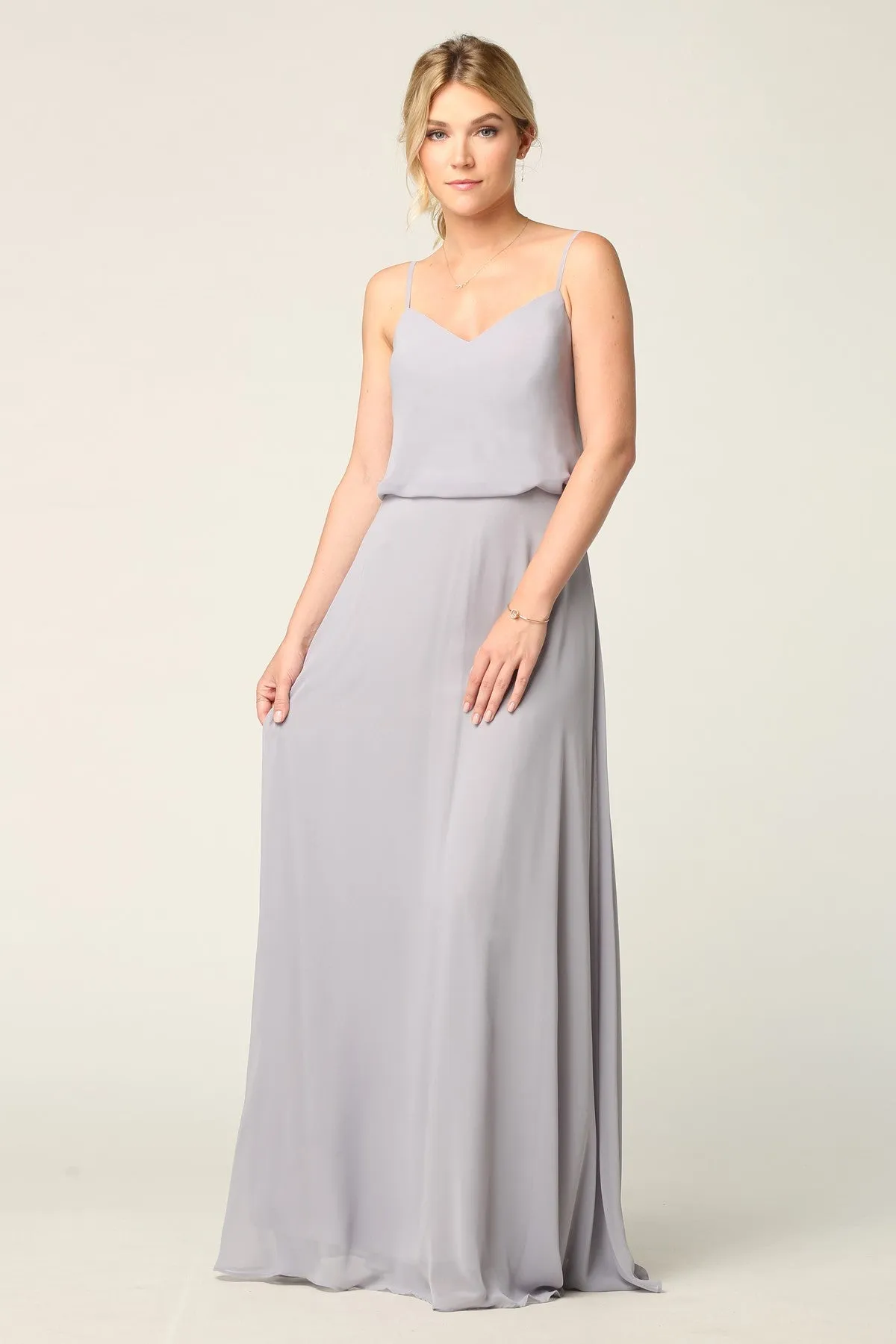 Grace Blouson Maxi Bridesmaid Dress