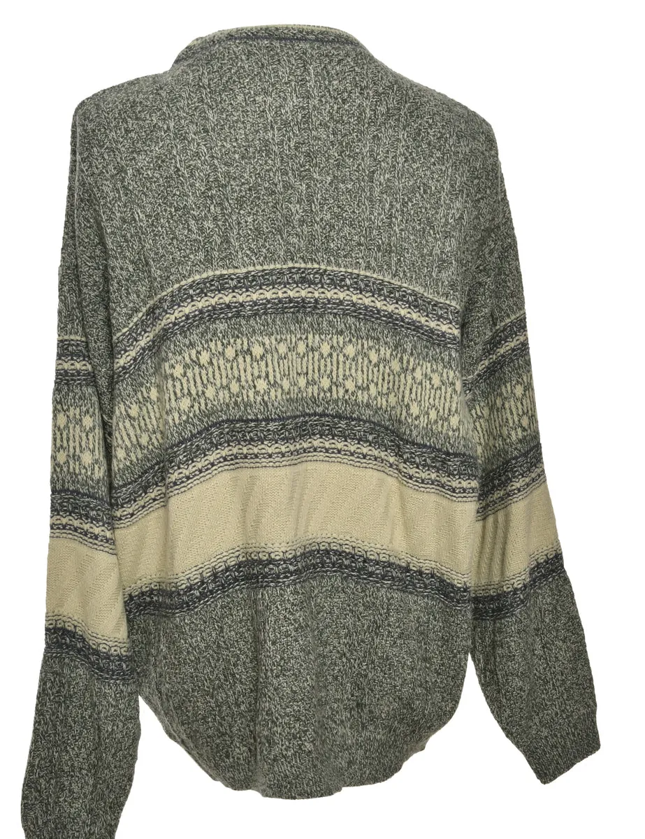 Grey Long Sleeved Jumper - L