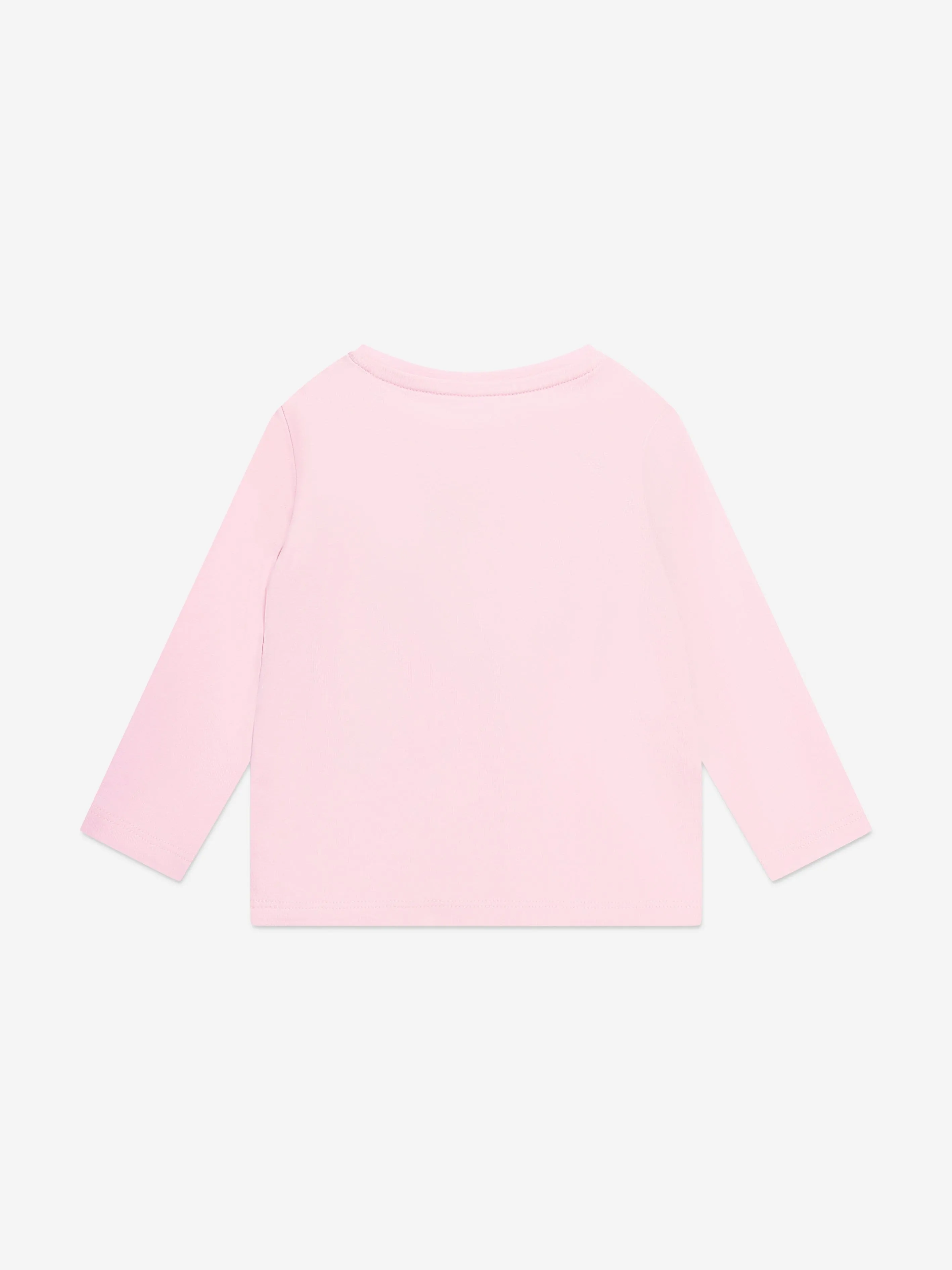 Guess Baby Girls Long Sleeve T-Shirt in Pink