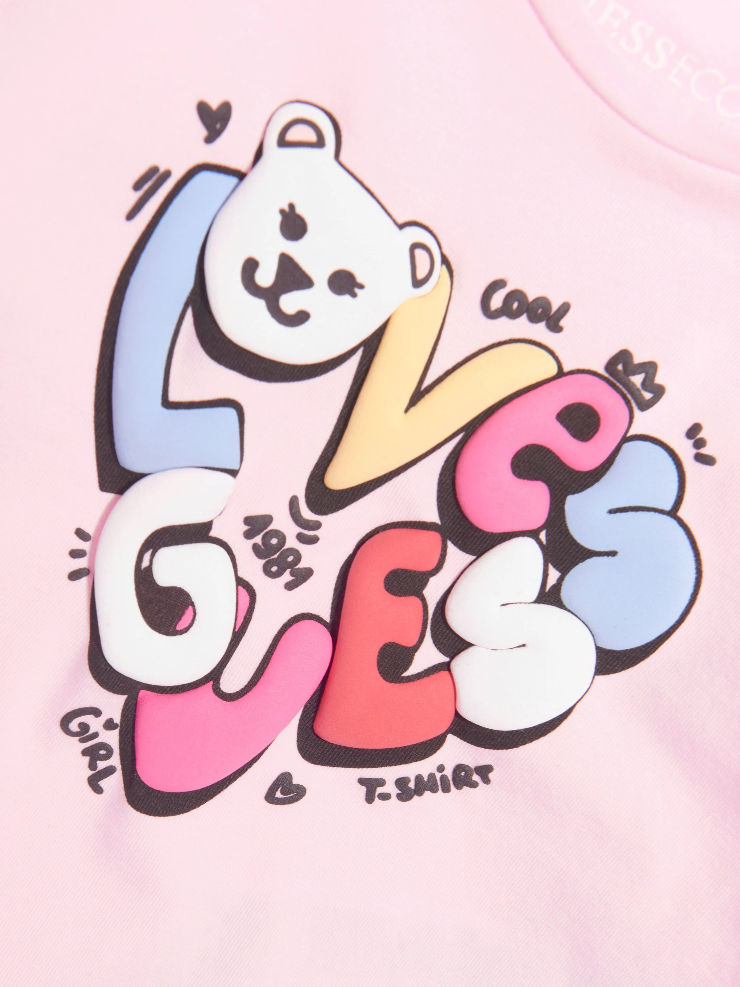 Guess Baby Girls Long Sleeve T-Shirt in Pink