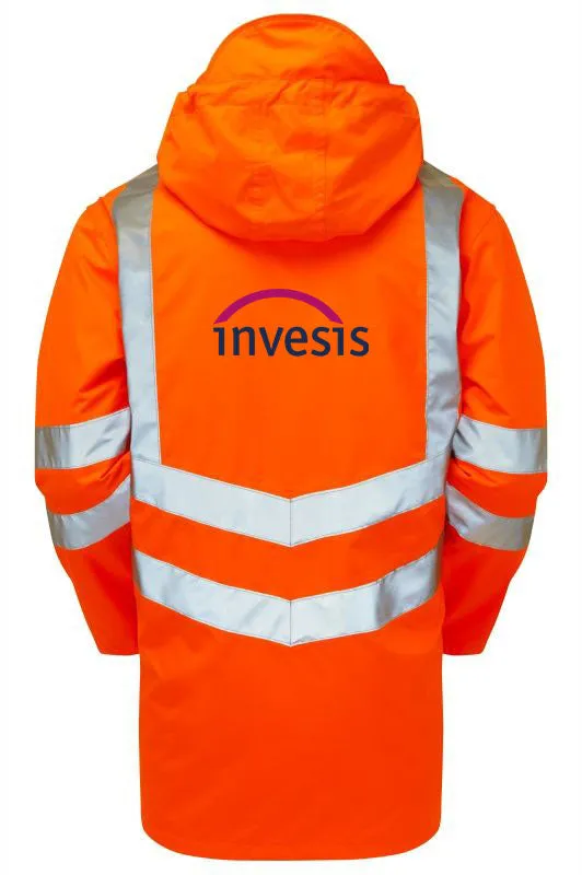 Invesis Waterproof Hi Vis Breathable Jacket