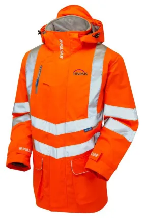 Invesis Waterproof Hi Vis Breathable Jacket