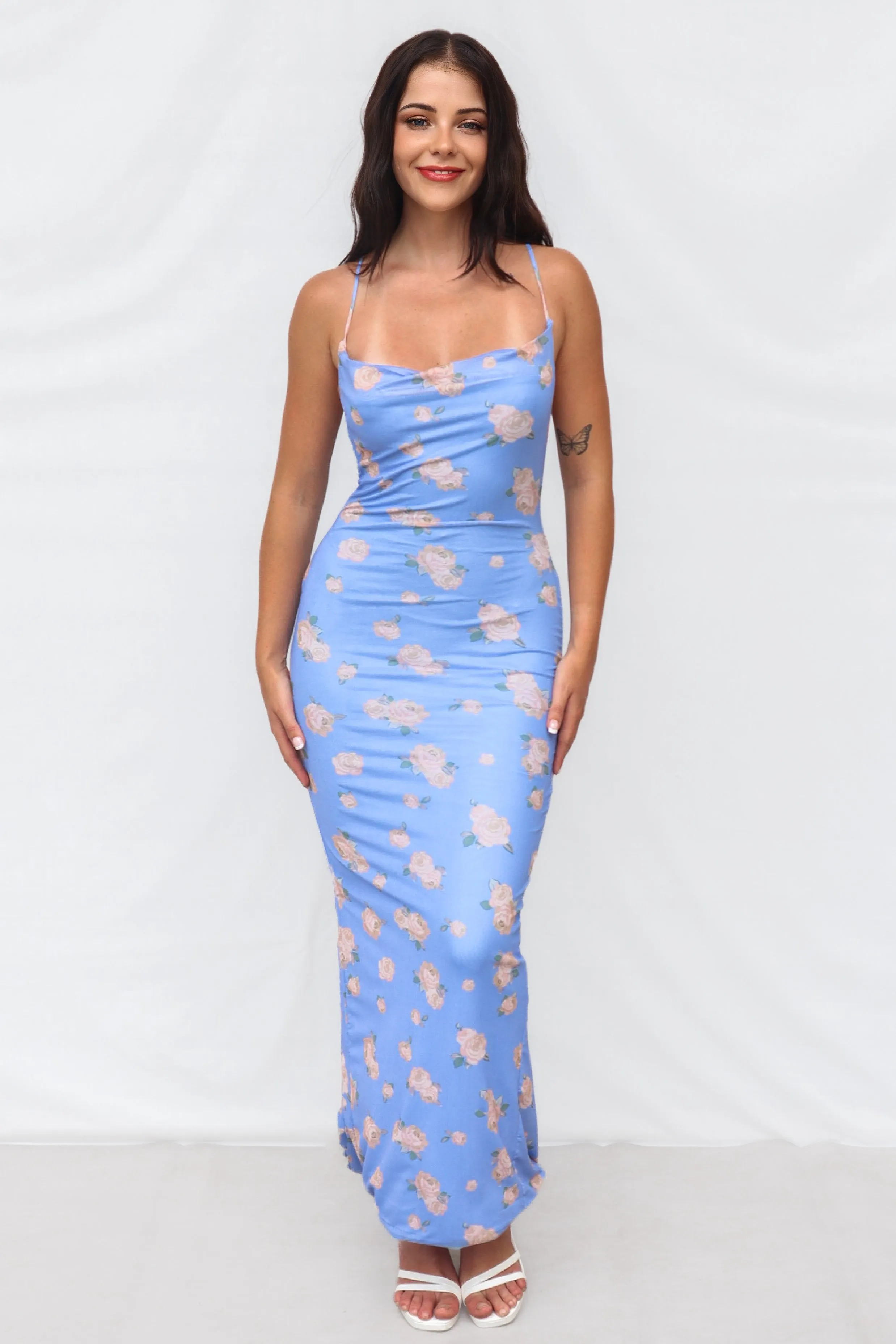 Kansis Maxi Dress - Blue