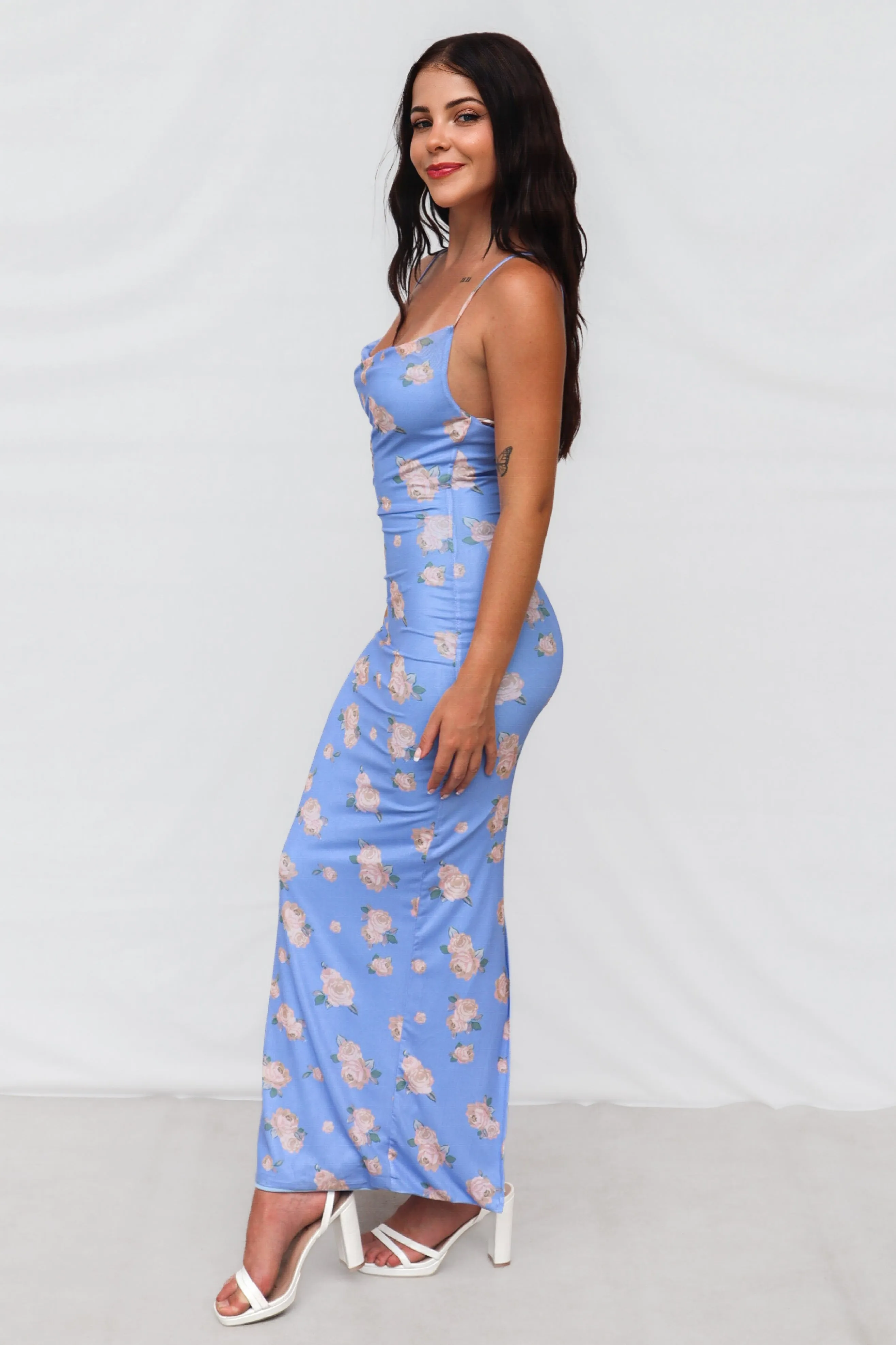 Kansis Maxi Dress - Blue