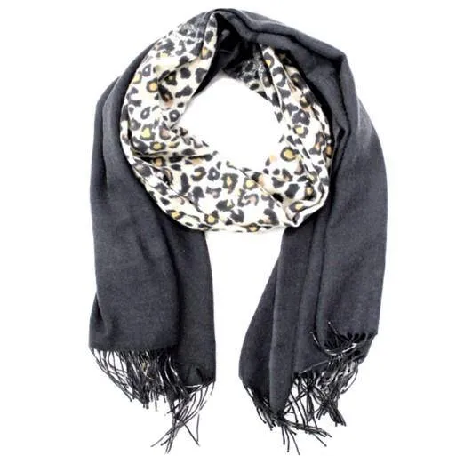 La Fiorentina | Cashmere Shawl - Grey/Print