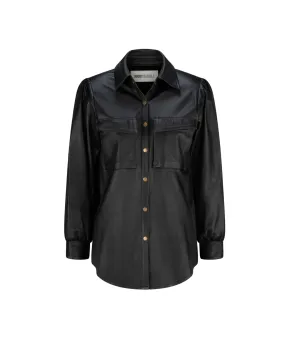 Leather Pucker Shirt