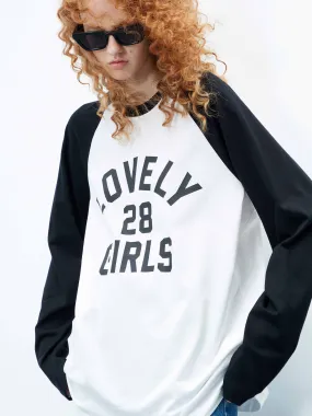 Letter Print Long Sleeve T-Shirt