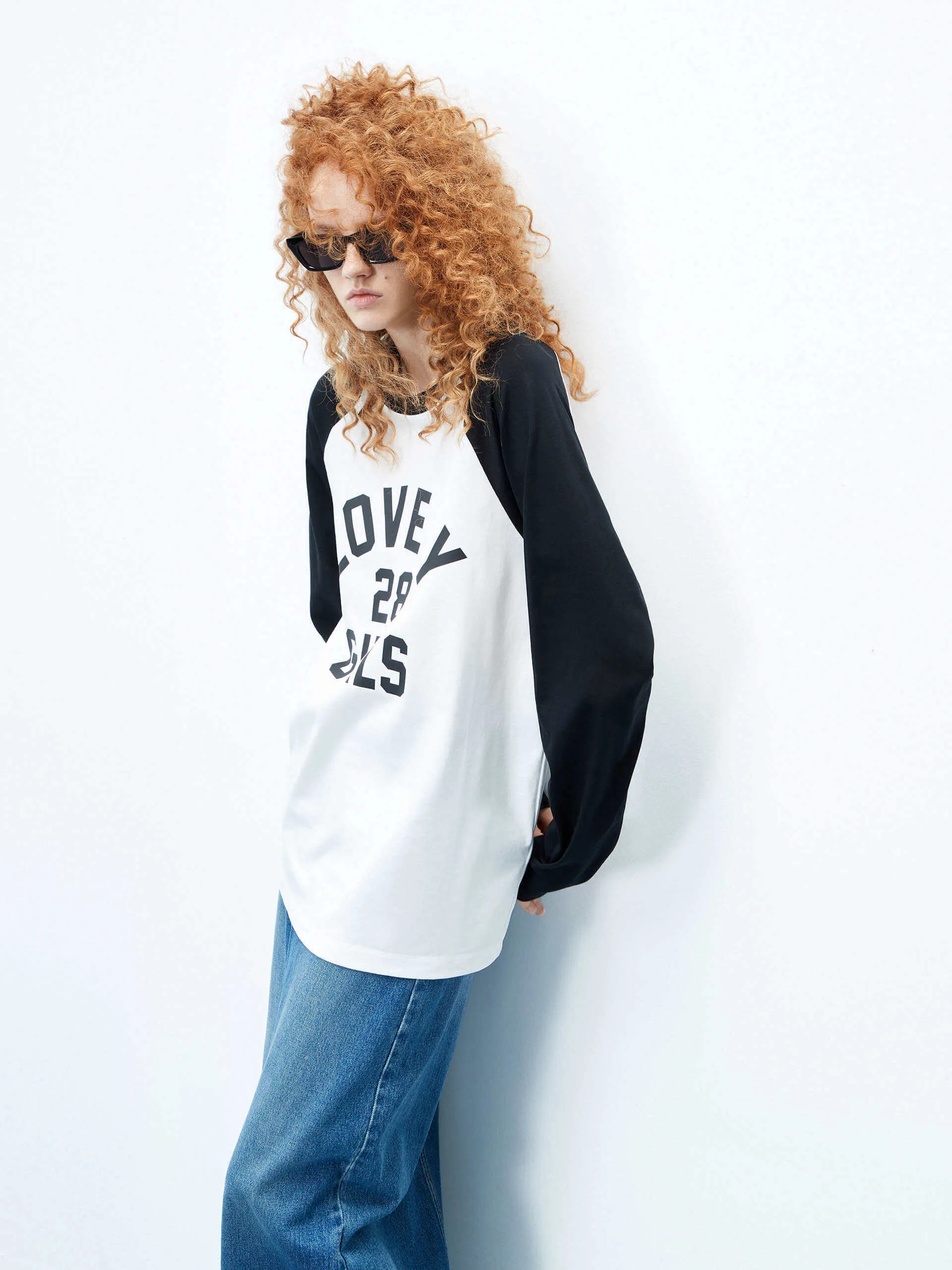 Letter Print Long Sleeve T-Shirt