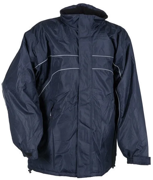 Lyngsoe Fox4468 Microtex Breathable Winter Rain Jacket Navy