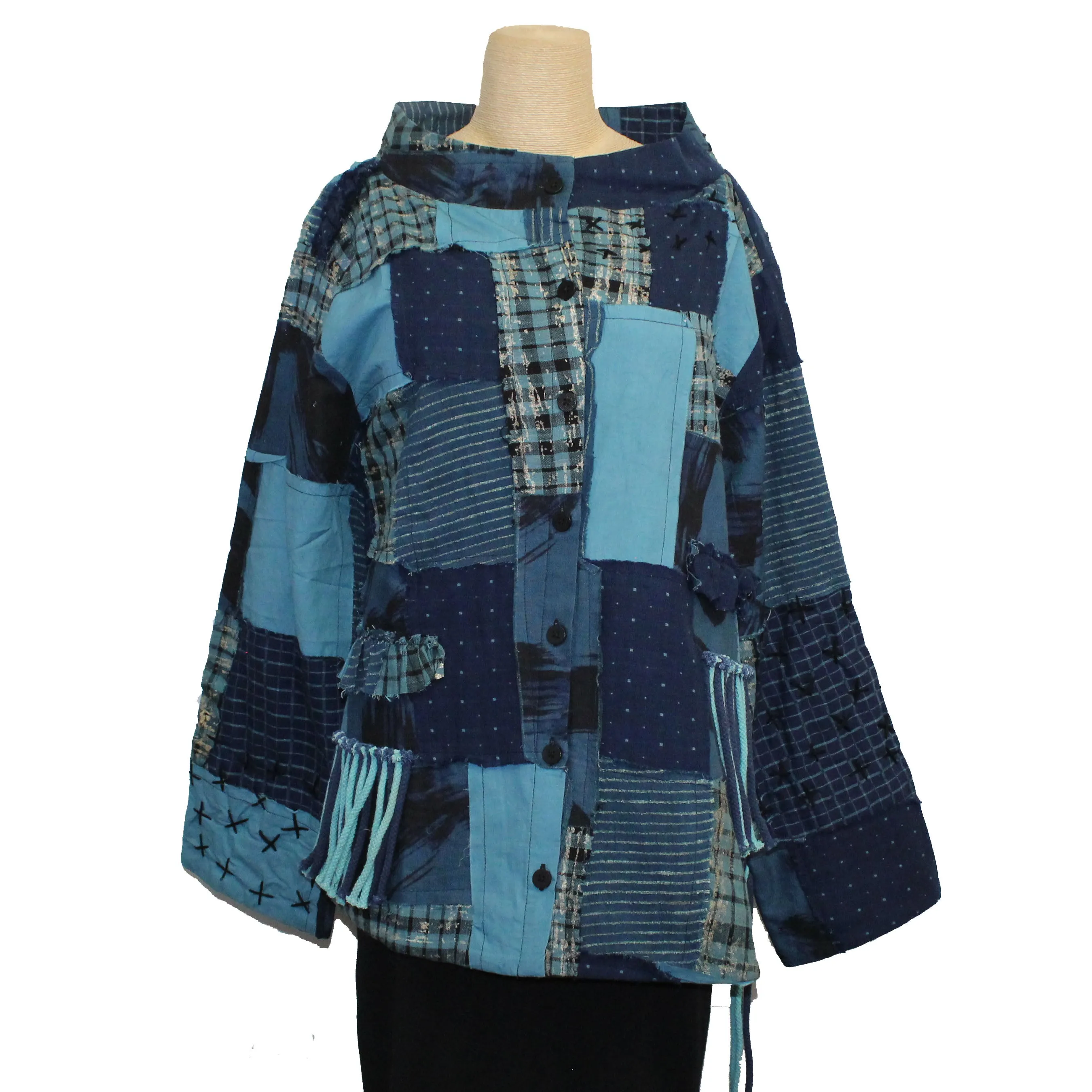 M Square Hazel Shirt/Jacket, Blues M/L