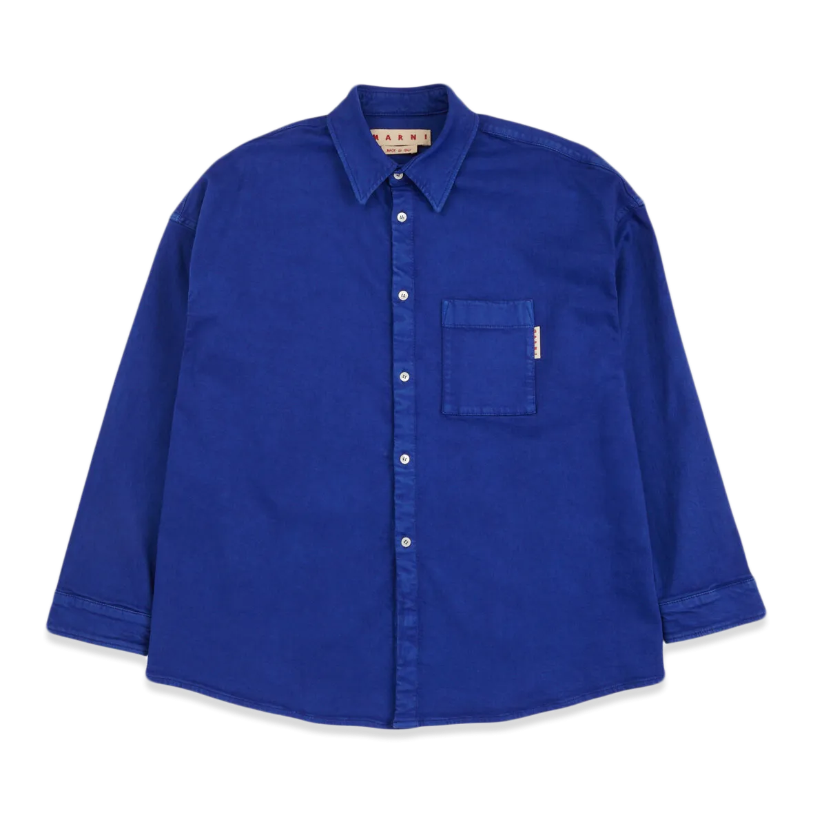 MARNI Garment Dyed Overshirt 'Blue'