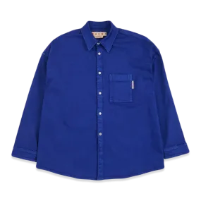 MARNI Garment Dyed Overshirt 'Blue'